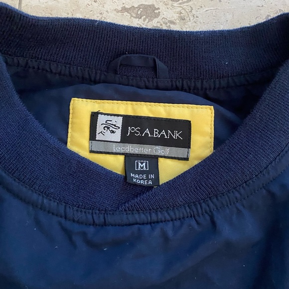 Men’s JosABank Leadbetter Golf windbreaker. Size M.  Navy blue. - Picture 5 of 6